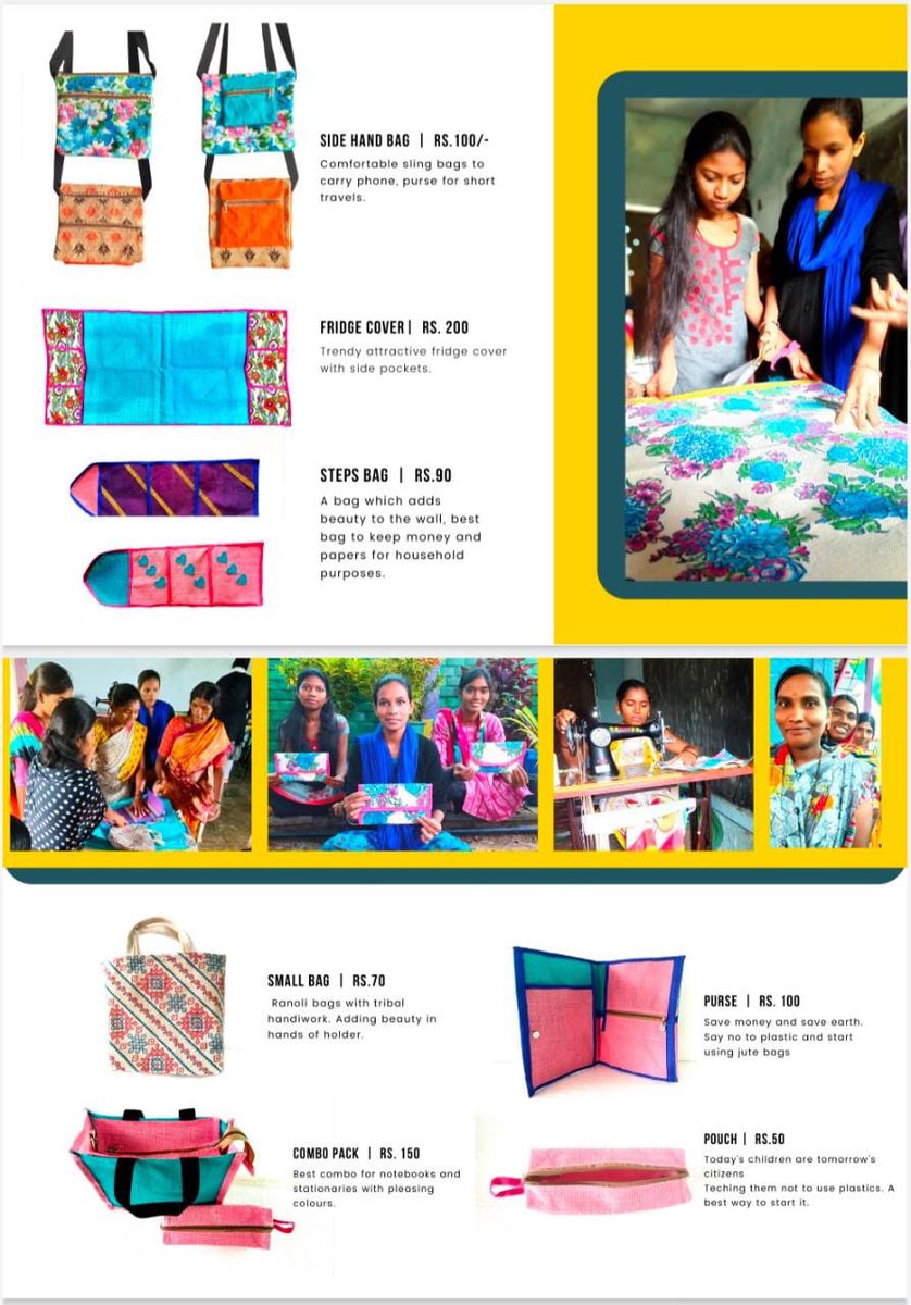 Plastic free initiative by #tribal #womenentrepreneurs. Variety of #sustainable, #ecofriendly #jute bags. 

For orders please contact, 9502494020 or 8790994248

<a href="/Collector_KB/">Collector Kumuram Bheem Asifabad</a> <a href="/TelanganaCMO/">Telangana CMO</a> <a href="/CS_Telangana/">Chief Secretary Telangana</a> <a href="/IKReddyAllola/">Indrakaran Reddy</a> @SatyavathiTRS <a href="/SandeepSultani4/">Sandeep Sultania</a> <a href="/SmitaSabharwal/">Smita Sabharwal</a> <a href="/WCDTelangana/">WCD Telangana</a>