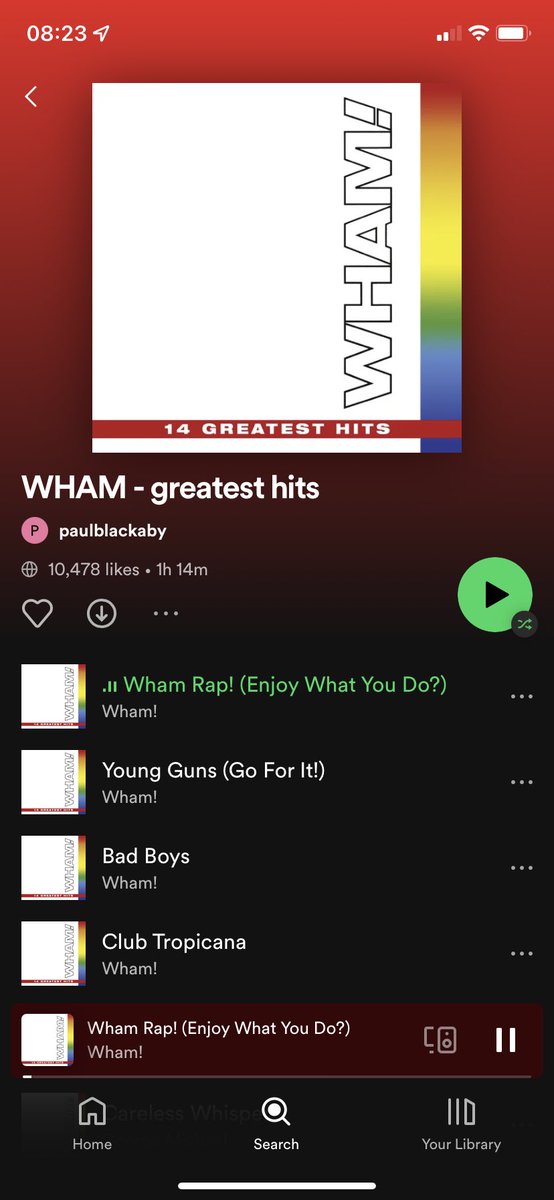 Sunday morning tunes #wham #greatestgroupofalltime