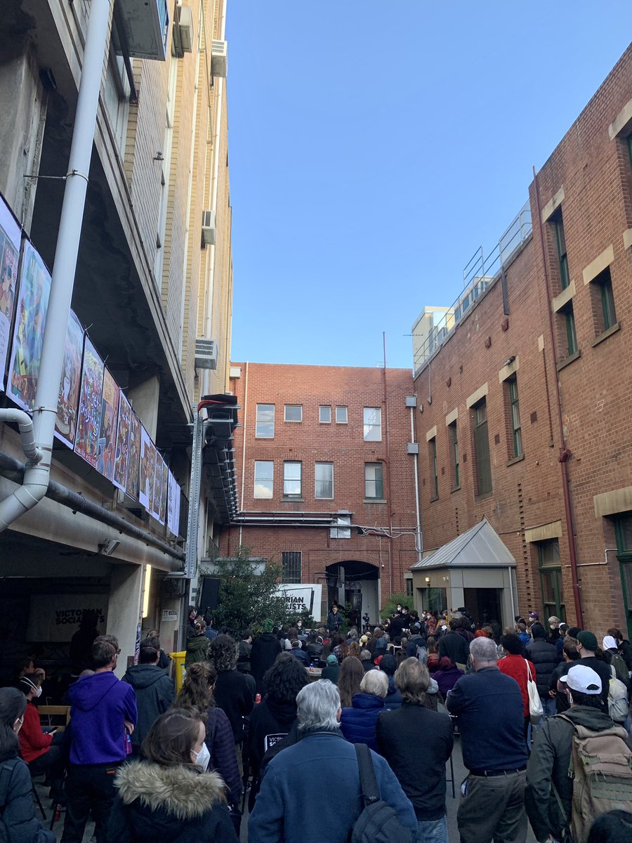 VicSoc4Preston's tweet photo. Some of our Preston campaign volunteers at the @vic_socialists state election launch today at Trades Hall!

Sign up here to volunteer: https://t.co/dKyTZoX2hD https://t.co/gNAf20eb7c