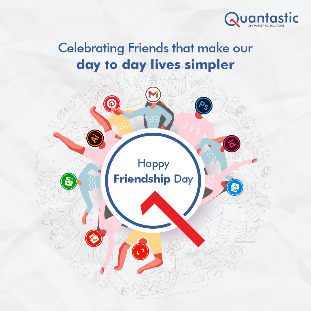 TeamQuantastic's tweet photo. Some help us write, some help us think, some help us design, some helps us maintain while some prepare our routine. In the end, these friends ensure to meet all of our needs. After all a friend in need is a friend indeed!

#HappyFriendshipDay #friendship #marketingagency https://t.co/dwsEBXWiGs