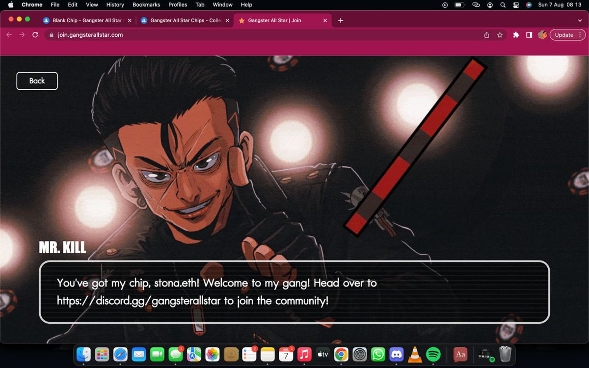 woke up this morning to this 
Best news in a really long while 
Thank you <a href="/gangsterallstar/">GANGSTER ALL ★ STAR ギャングオールスター</a> for finding me worthy ⚔️
Thank everyone tht supported me 
#GasIS #GASisFAMILY 🥰🥰❤️❤️❤️❤️