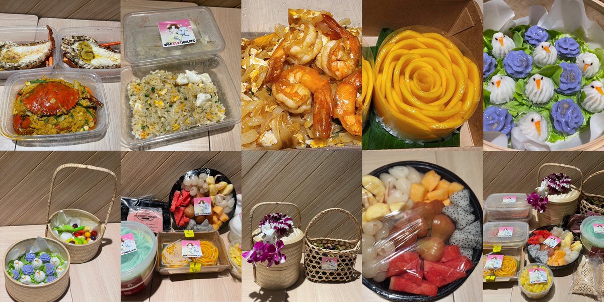 2pmlovethailand's tweet photo. 📍Food Support for Jun. K From Thai Hottest 😊 
อาหารคาว : ปูผัดผงกระหรี่,กุ้งเผา,ผัดไท,ข้าวผัดปู
ขนมหวาน :โรตีสายไหม,ข้าวเหนียวมะม่วง,ลูกชุบ,ขนมช่อม่วง
ผลไม้ตามฤดูกาล 
น้ำมะพร้าวปอกเปลือก
หวังว่าพี่คิมจะทานอย่างอร่อยนะคะ 🥹💖🙏🏻 #JUN_KxSevenStarsTH https://t.co/lVNxe8rmHg