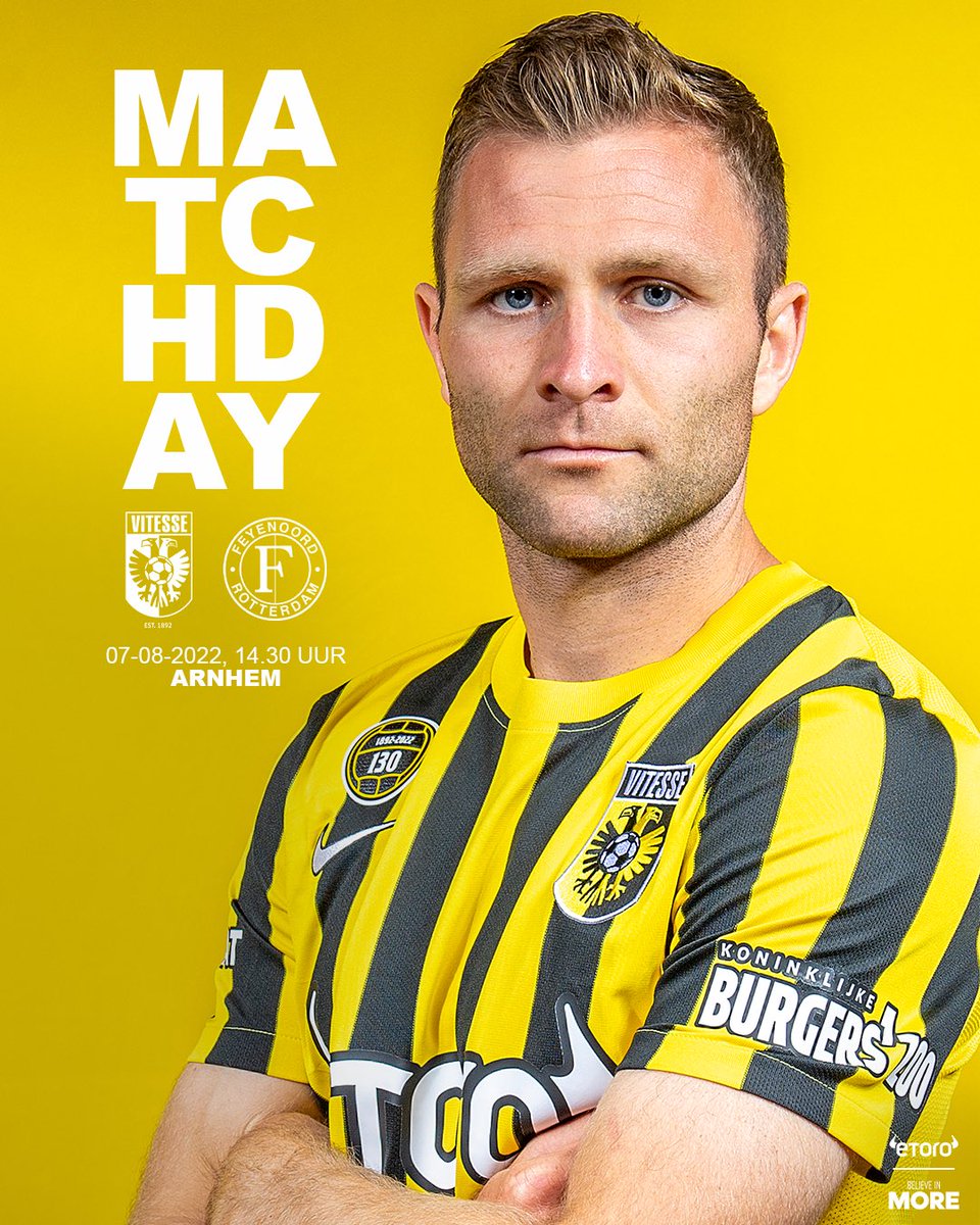 📣 MAÇ GÜNÜ | MATCHDAY 🏆 Eredivsie 🆚️ Feyenoord ⏰ 15:30 🇹🇷 #️⃣ #VITfey 🏟 GelreDome Saldır Vitesse!!!! 💛🖤🦅