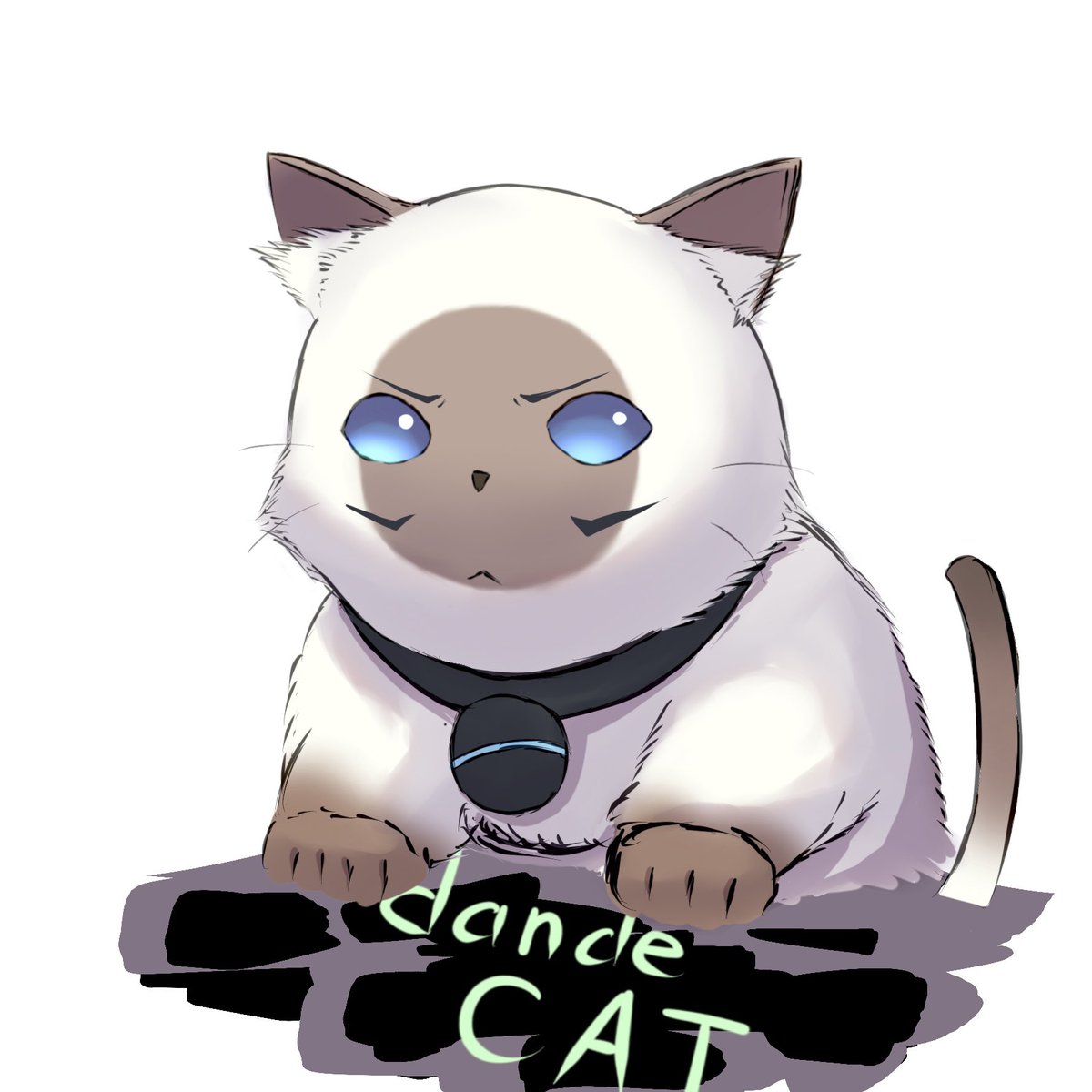 ダンデ トプ画のダンディな猫 Dandecat オタ活enjoy社畜のイラスト