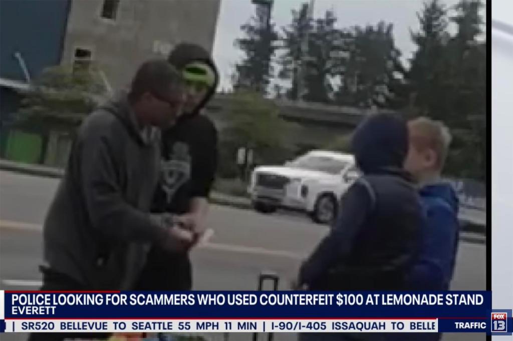 New York Post on Twitter "Shameless scoundrel uses fake 100 bill at