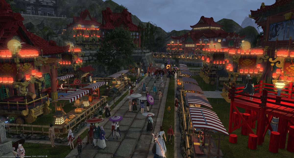 Summer Matsuri with the friendo. Soo many screenies I can't post them all in one go! 

@orenshimallow , come hang out with us more! 

#FinalFantasyXIV   
#FFXIV #FF14 
#GPOSERS 
#ElementalDC 
#FF14SS #ffxivsnaps