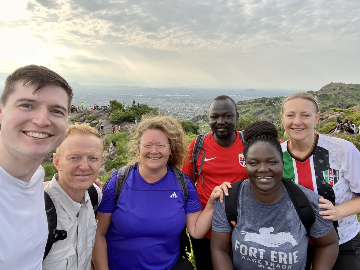 I couldn’t leave #Juba without a final hike with good colleagues from <a href="/NorwayinSSudan/">Norway | South Sudan</a>. Beautiful light this morning and a soft breeze at the top! I hope to be back! #SSOT