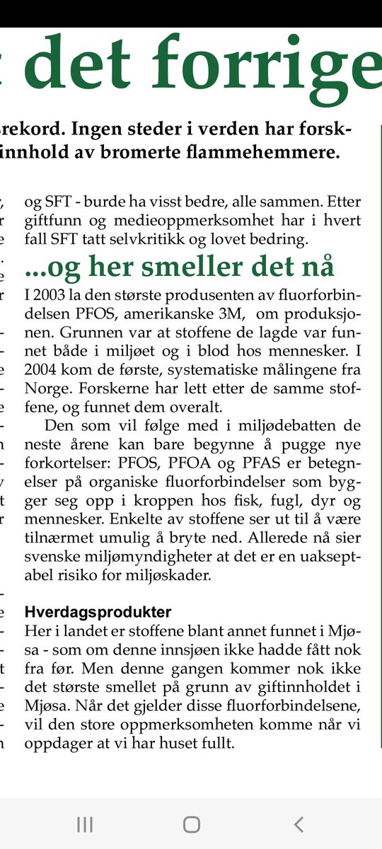 Per-Erik Schulze (@pererikschulze) on Twitter photo La oss ta en ørliten tidsreise. For 20 (!) år siden jobbet <a href="/JonBjartnes/">Jon Bjartnes</a> og jeg i <a href="/Naturvern/">Naturvernforbundet</a> med å gjennomgå haugevis av vitenskapelige rapporter og artikler om #miljøgifter for å identifisere hva vi trodde ville bli framtidens miljøgiftskandaler etter PCB, DDT osv. Vi oppsummerte La oss ta en ørliten tidsreise. For 20 (!) år siden jobbet <a href="/JonBjartnes/">Jon Bjartnes</a> og jeg i <a href="/Naturvern/">Naturvernforbundet</a> med å gjennomgå haugevis av vitenskapelige rapporter og artikler om #miljøgifter for å identifisere hva vi trodde ville bli framtidens miljøgiftskandaler etter PCB, DDT osv. Vi oppsummerte
