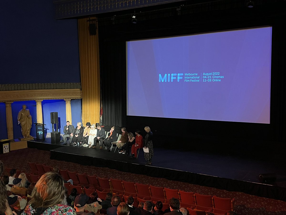 Look out for Because We Have Each Other at #MIFF.

Fantastic premiere and Q &amp; A with the amazing Barnes family and film maker #SariBraithwaite
(thanks <a href="/Jacinta_Parsons/">Jacinta Parsons</a>!). 

#MIFF2022 l