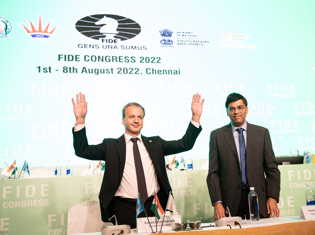 Chess Olympiad 2022: FIDE President Arkady Dvorkovich Officially Hands Over  Hosting Rights to India - News18