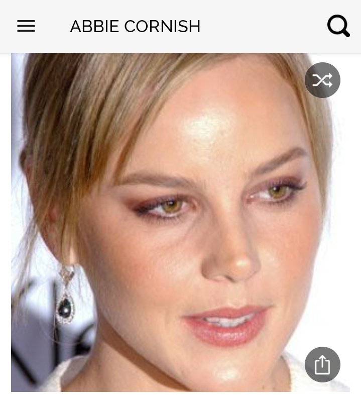 Happy birthday to this great actress.  Happy birthday to Abbie Cornish 