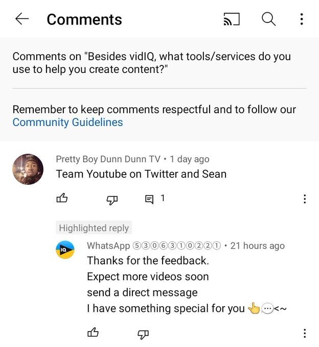 @vidIQ @YouTube these scammers must me stopped ✋💯. It irritates me to see this lol. https://t.co/cxV<a class="tags" target="_blank" title="On Twitter" href="/?out=eyJ0eXAiOiJKV1QiLCJhbGciOiJIUzUxMiJ9.eyJpYXQiOjE3MjU3NTUyNDQsImlzcyI6InR3cG9ybnN0YXJzLmNvbSIsIm5iZiI6MTcyNTc1NTI0NCwiZXhwIjoxNzU3MjkxMjQ0LCJyZWRpcmVjdF91cmwiOiJodHRwczovL3R3aXR0ZXIuY29tL3ZpZElRIn0._t3TCVagAMdIZescGTU2_3Sl0aPXw6wL3AzOvJG_YEOE-66CEvFgHC6QwNU_uwsnMraNitc_S1PpwjXS5GnXXg">@vidIQ</a><a class="tags" target="_blank" title="On Twitter" href="/?out=eyJ0eXAiOiJKV1QiLCJhbGciOiJIUzUxMiJ9.eyJpYXQiOjE3MjU3NTUyNDQsImlzcyI6InR3cG9ybnN0YXJzLmNvbSIsIm5iZiI6MTcyNTc1NTI0NCwiZXhwIjoxNzU3MjkxMjQ0LCJyZWRpcmVjdF91cmwiOiJodHRwczovL3R3aXR0ZXIuY29tL1lvdVR1YmUifQ.o5vB7L5od-iPWcKtGj93dtM7Max51tH8sR_NHrEfeRB5sqSOS7_h_651Fjxwcdf0TqkNisP2-z87sW0fOUxEWQ">@YouTube</a><a href="/tag/subscribe"class="tags"><span>#subscribe</span></a>