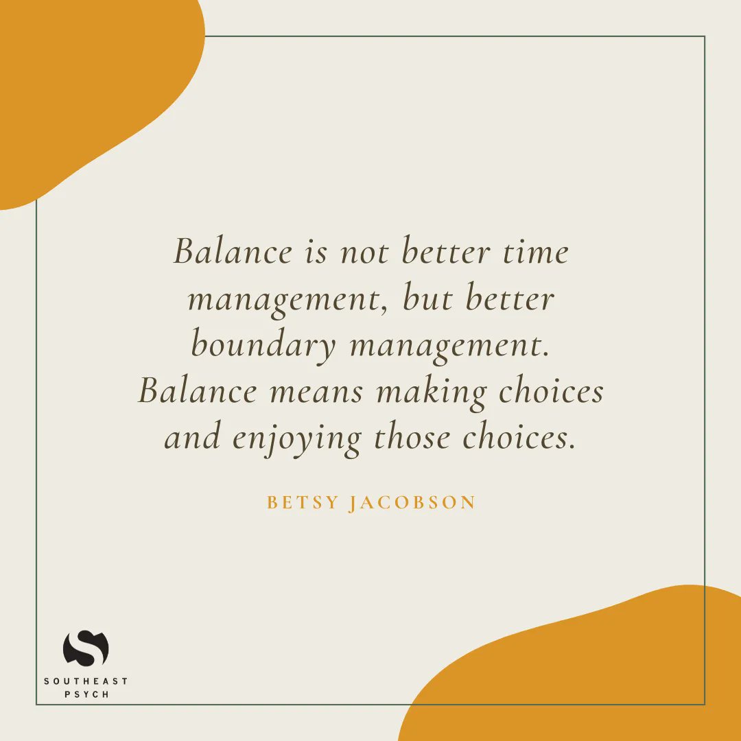 Going in to this week, a quick reminder that life is about balance. Prioritize setting boundaries, saying 'no' when you have to, and be proud of those choices you make! . . #boundaries #boundarysetting #mentalhealth #psychology #mentalwellness #selfcare #selflove #therapy