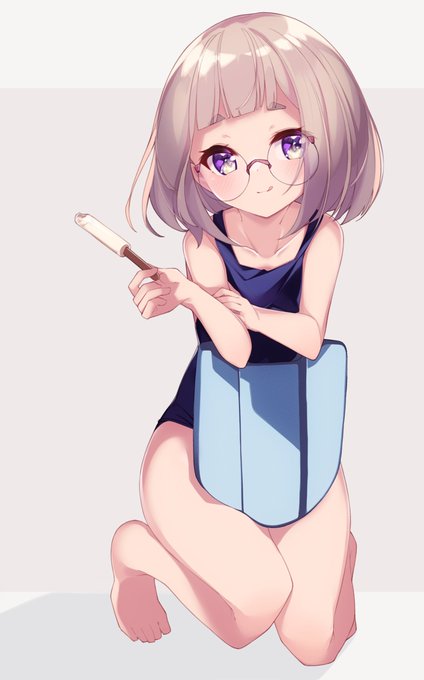 スク水うちの子描いたよ! 