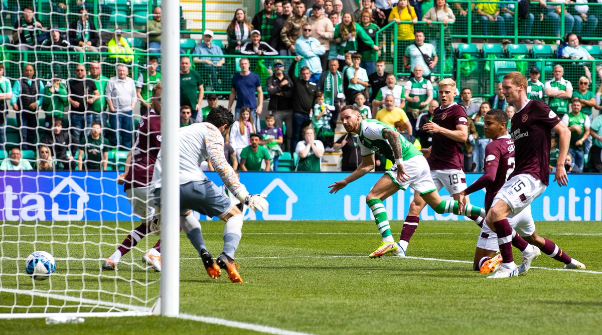 HibernianFC's tweet photo. Back with a bang 💥 

#GGTTH 🟢⚪️⚫️ https://t.co/08ncHk3GBb