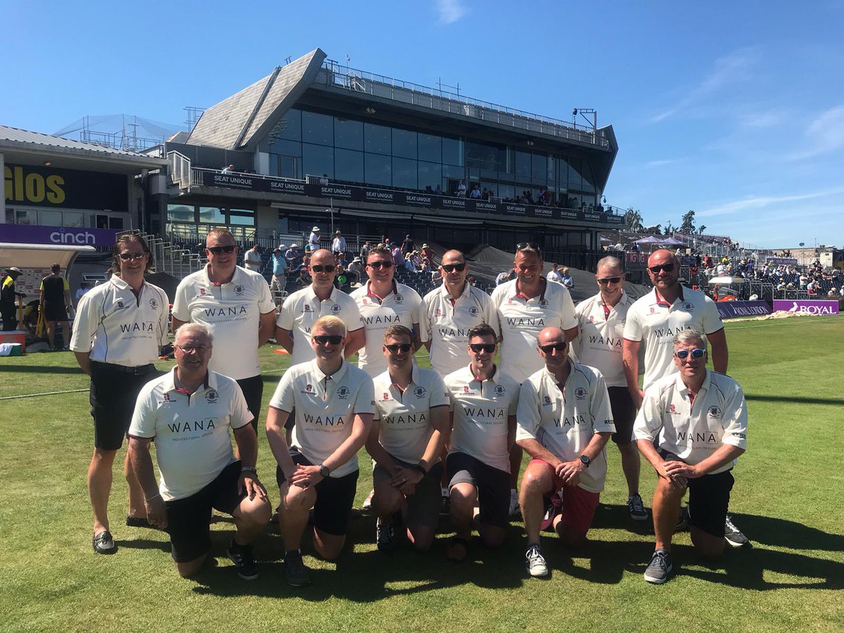 Gloscricket's tweet photo. Congratulations to all at Fry’s Cricket Club who celebrate their 150th anniversary this season! 👏

Fry’s return to the Seat Unique today, the ground the club called home until Glos moved here in 1933.

#GoFrys #GoGlos 💛🖤 https://t.co/TZuB2a6ELK