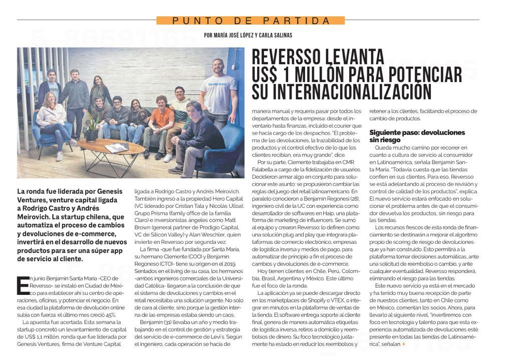 Hoy en <a href="/DFMas/">DF MAS</a>  <a href="/rcastrof/">Rodrigo Castro</a>
<a href="/Genesis_Venture/">Genesis Ventures</a>
dfmas.df.cl/df-mas/punto-d…