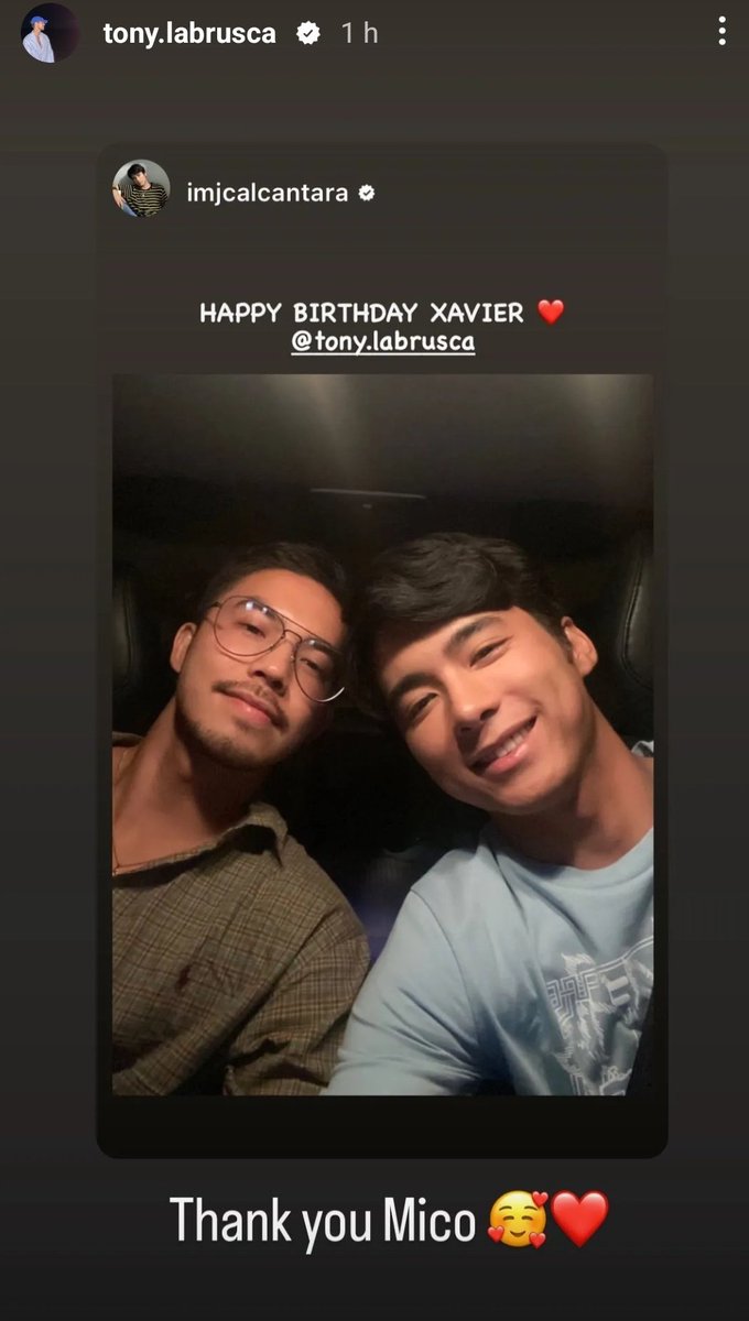 HarounOther's tweet image. #Xavmi #JCTon is still very much alive 🥰 @imJCAlcantara @tonythesharky 
#HelloStranger #HelloStrangertheMovie