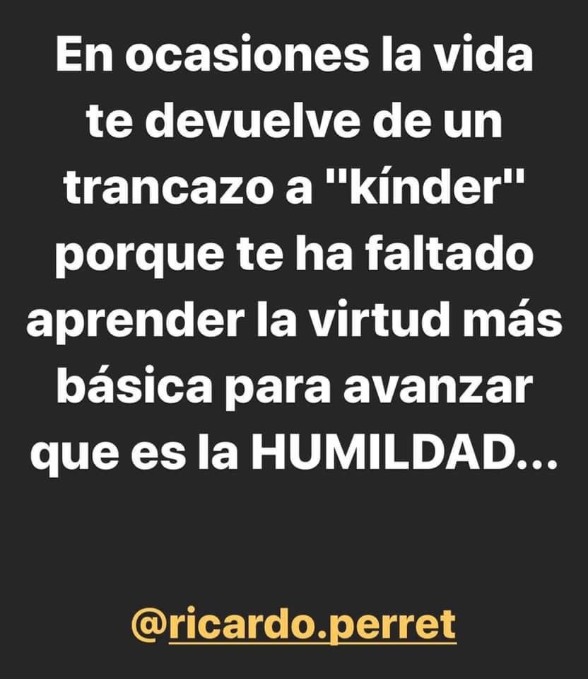 A la HUMILDAD…