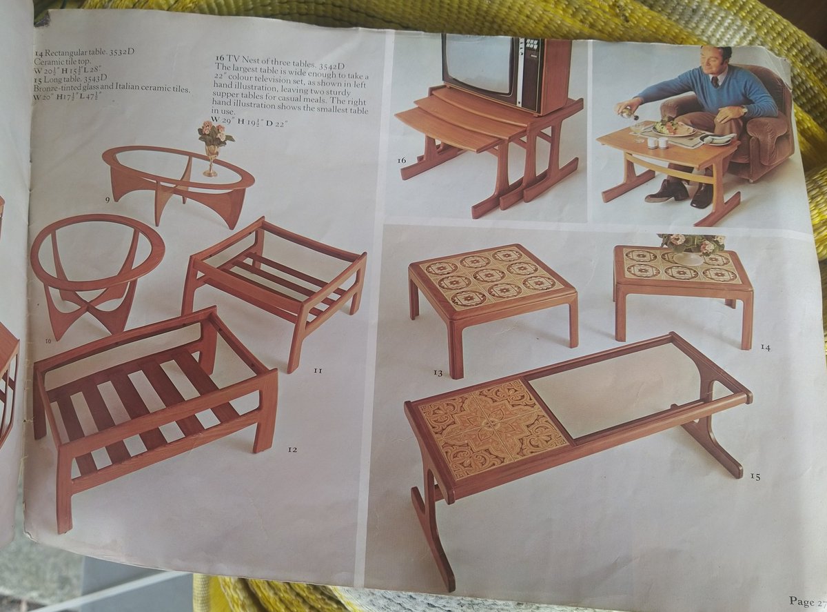noonofday's tweet photo. 1975 G Plan brochure. https://t.co/N2J06Rr7wf