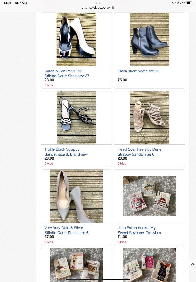 Have a look at our items for sale on eBay, 100% to help animals in need #books #shoes #bags #eBay4charity #eBay #takeawaythetears <a href="/JaneFallon/">Jane Fallon</a> <a href="/eBay4CharityUK/">eBay for Charity UK</a>