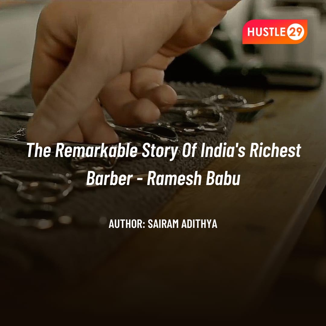 LegaciesH29's tweet photo. The Remarkable Story Of India's Richest Barber

Blog alert 🚨⚠️

Author: Sairam Adithya  
Graphic Designer:@alexa_ash_271

Read at:https://t.co/L3g6vAi6b4

 Poster link :https://t.co/p0j9BPwXfw
 
 #hustle29 #h29 #rameshbabu #billionaire #millionaire #money #luxury #motivation https://t.co/HCiH0axHqs