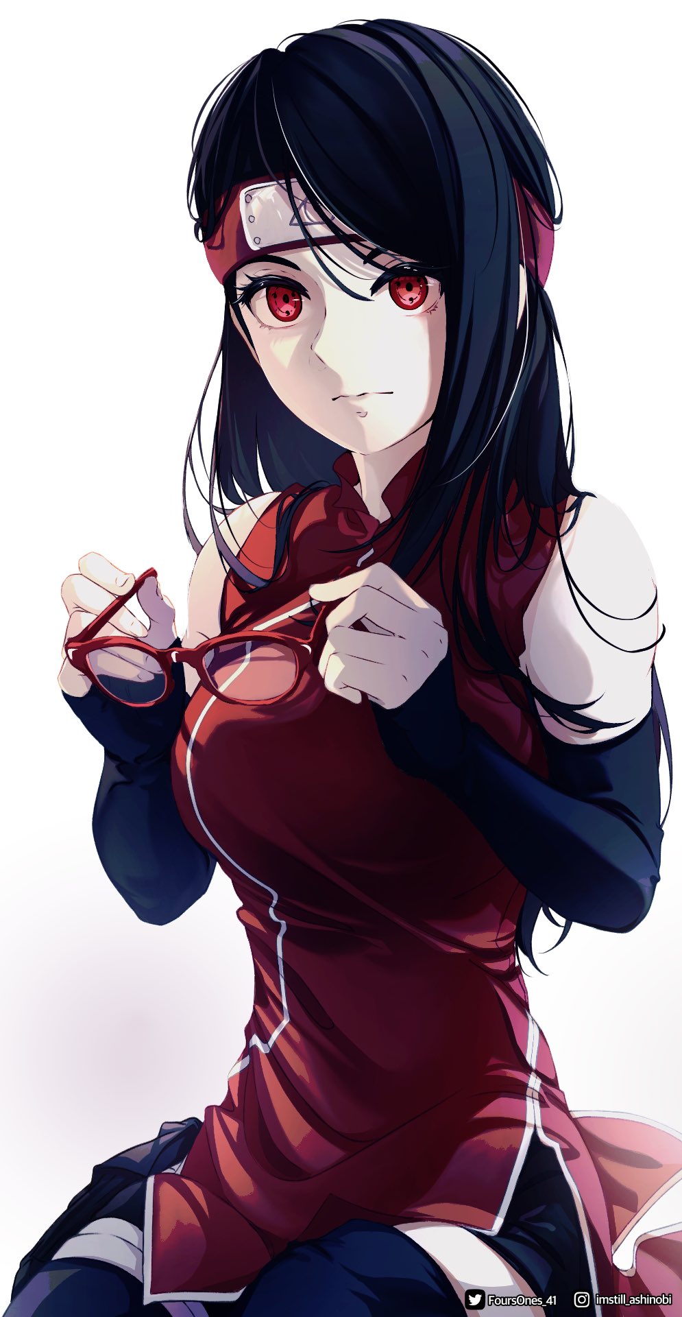 Uchiha Sarada as the Hokage  Art by Hurrikane_szn : r/Boruto