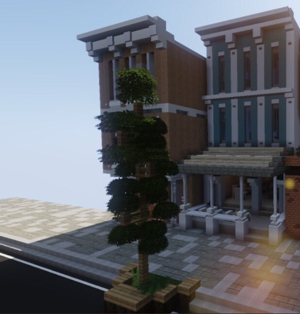 solidbutton2805's tweet image. Some traditional coastal townhouses on Modern Craft Network #Minecraft #minecraftarchitecture