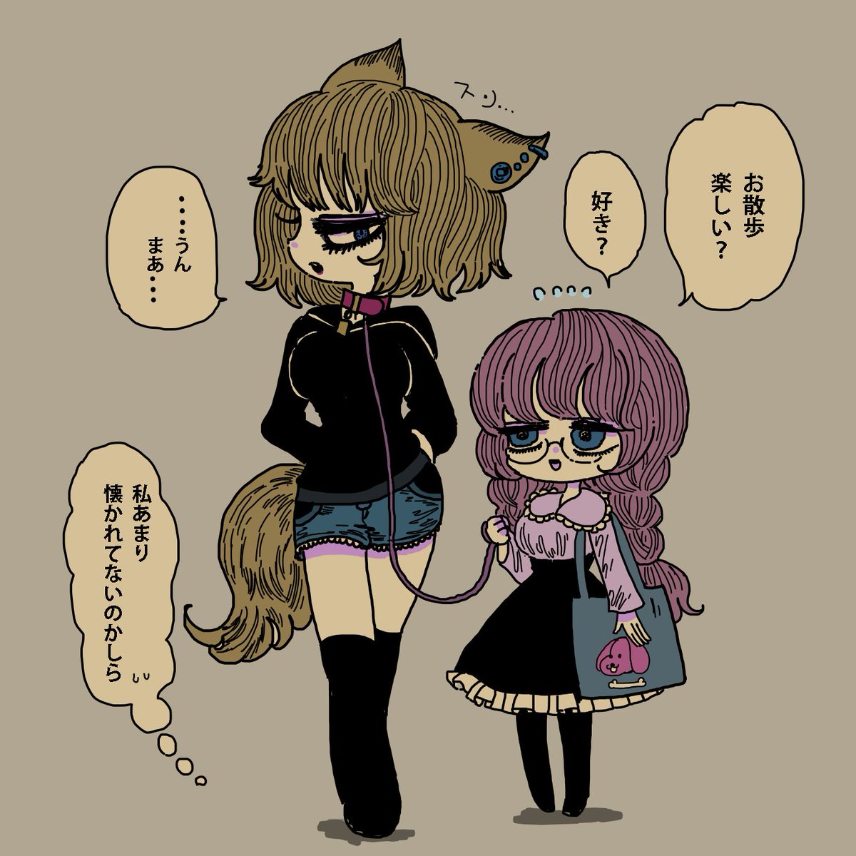 こういう百合が見たいらくがき(再掲) 