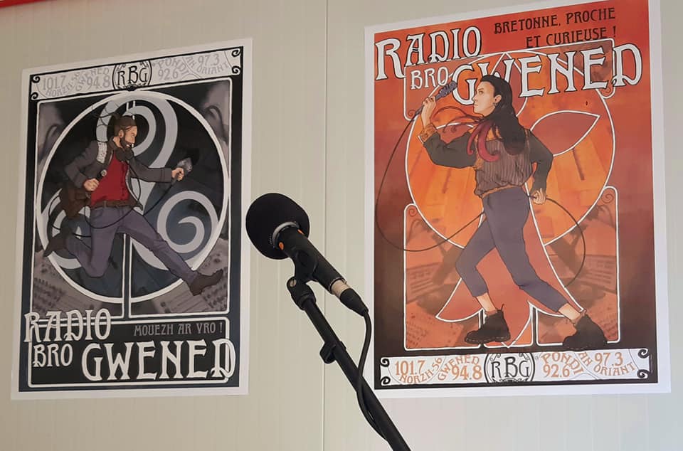 RBG au @FESTIVALLORIENT pour des émissions quotidiennes à partir de demain, lundi, à 12h en français ha da 7e da noz e #brezhoneg ! #interceltique22 #Lorient #Bzh