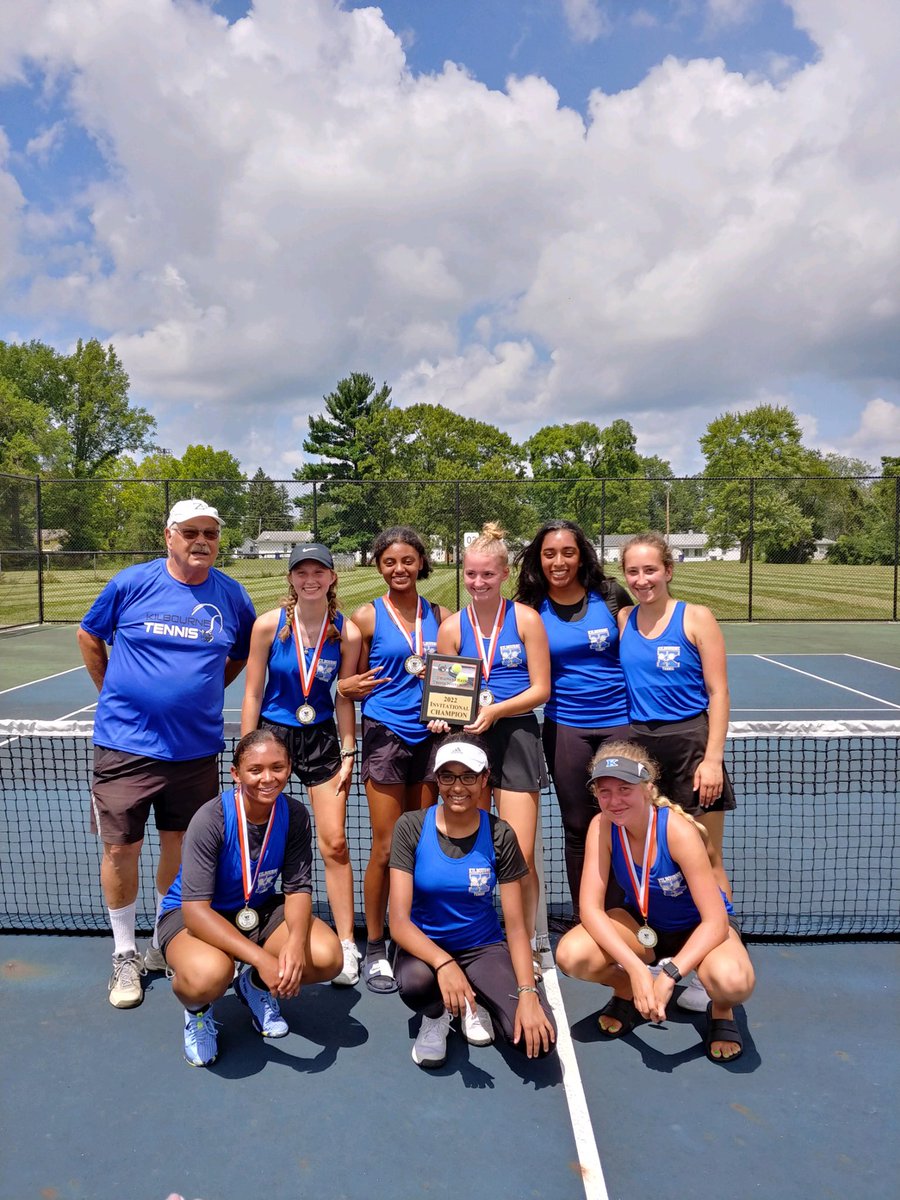 Yesterday, the varsity squad took home the team title at the Delaware Tennis Invite. We also took home the individual titles in the first singles (Libby), second singles (Tyra), third singles (Lily) and first doubles (Rachel and Aasia) divisions. 💪<a href="/WKHS_Krazies/">WKHS Krazies</a> <a href="/wcsdistrict/">Worthington Schools</a>