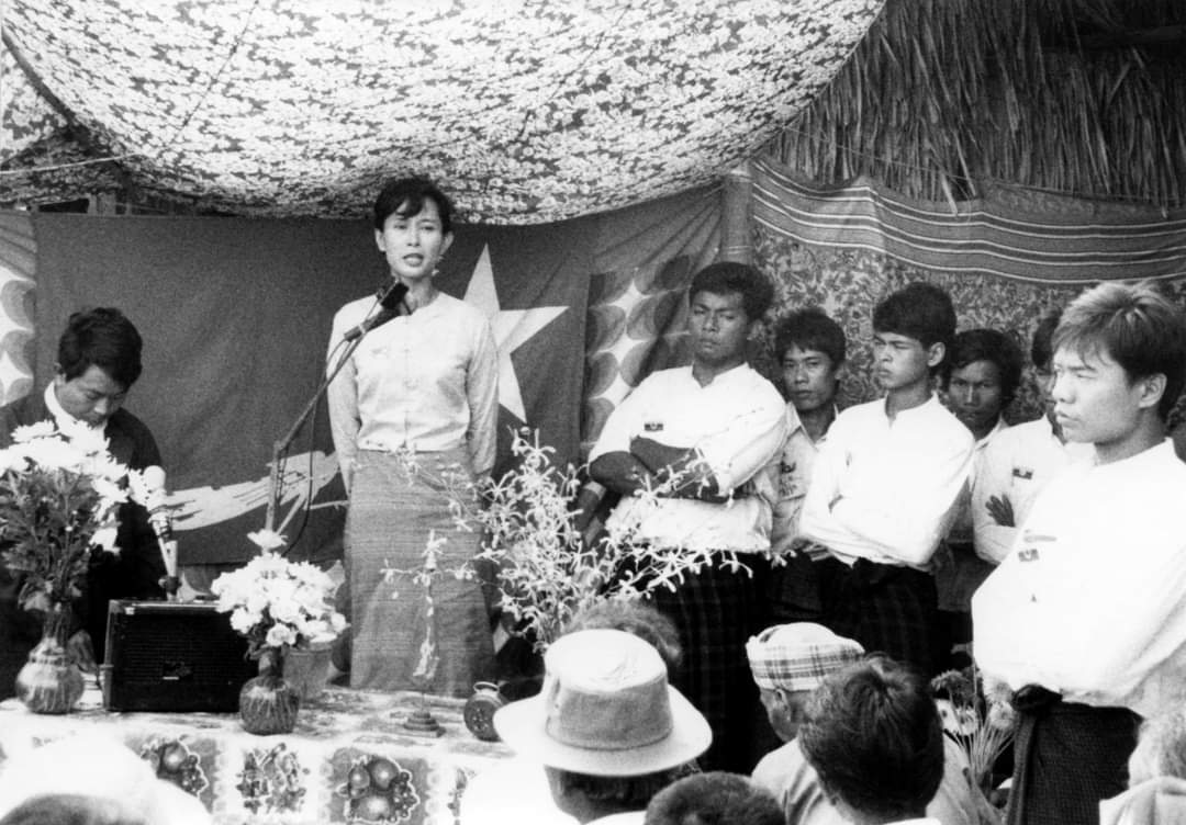 minn_robert's tweet photo. Tomorrow is the 34th commemoration anni of 8888 Uprising in Burma.

I heard many times from elders about burmese military brutality. I was only 7 yr old when saffron revolution took placed and I saw with my eyes. I can't forget they shoot the protesters.
Now it's a history.
(1/2) https://t.co/5QBshOFeY9