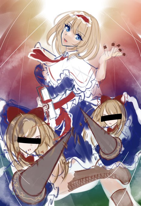 東方アルカディアレコードのやりすぎでこのままじゃヤバいと思い急ぎで描いたアリスマーガトロイドさんラフ✏️上海人形めちゃ急いで描いたので顔のバランスおかしくなってて黒線入れてます😫🙏
他にも色々たまってるラフ描かないと...😭 