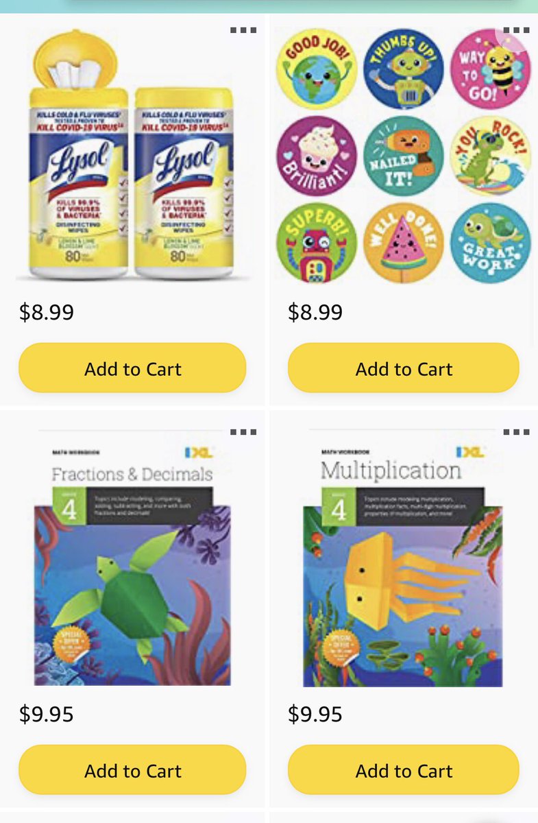 chimeremackey's tweet image. Hi! I’m a 4th grade math and science teacher from Ga. School starts Monday and I can’t wait to meet my new kiddos. Any RT or item off my list will be greatly appreciated.❤️ #clearthelist #clearthelists #MagentaMagic @amazon #AdoptATeacher #teachertwitter amazon.com/hz/wishlist/ls…