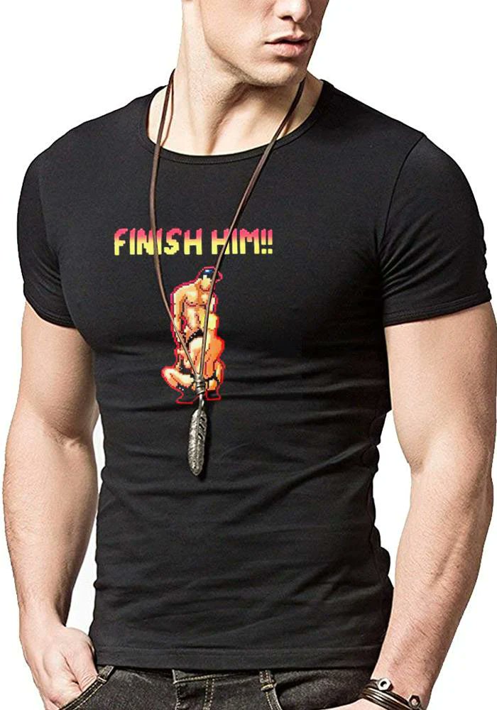 TopJunkieDotCom's tweet photo. FINISH HIM!  Gay Mortal Kombat style tee.  Guaranteed to capture the attention of any gaymer. 

Buy/View at https://t.co/O3LIAPIYLO

#affiliatelink #gaymertee #finishhim #mortalkombat https://t.co/XfwhRq5v4j
