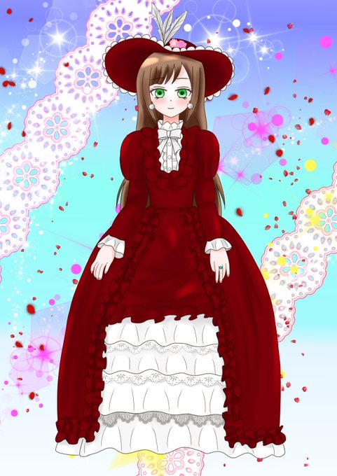 フランス人形のtwitterイラスト検索結果
