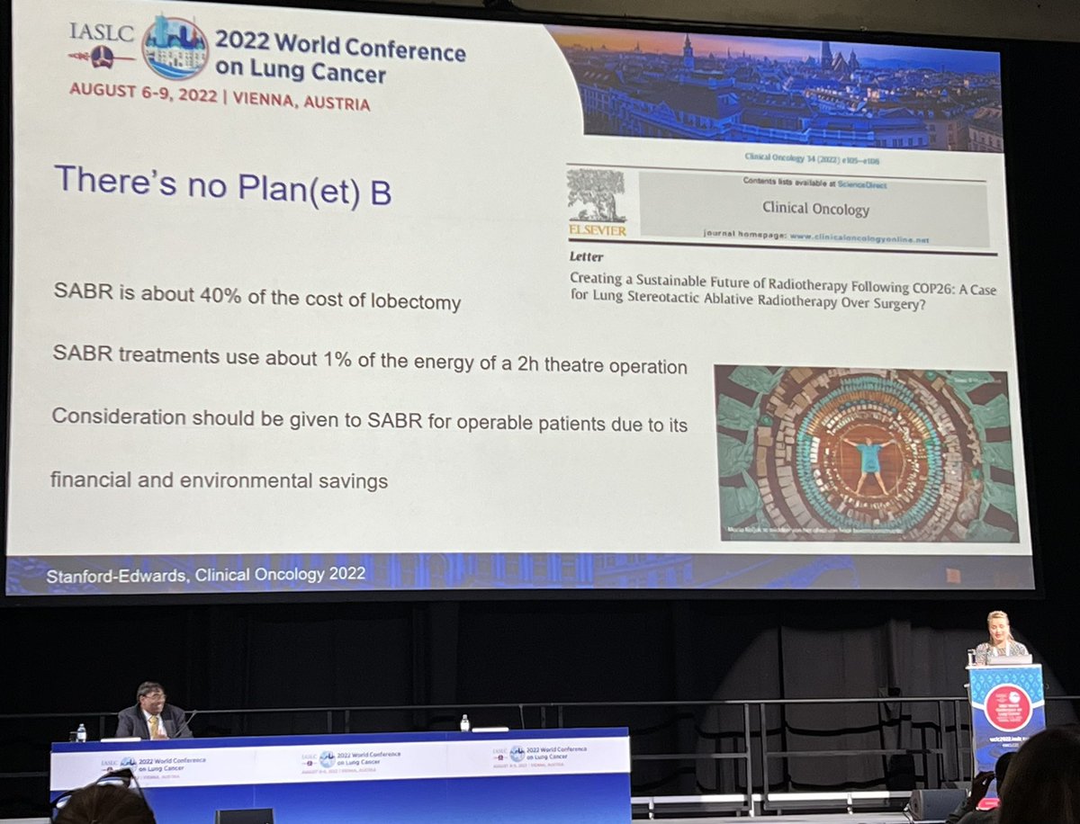 DrewMoghanaki's tweet photo. @ekslim @finn_corinne @Mat_Guc She also taught us that lung SBRT might help us save the planet. @c_s_edwards https://t.co/6LwaSCWPjH