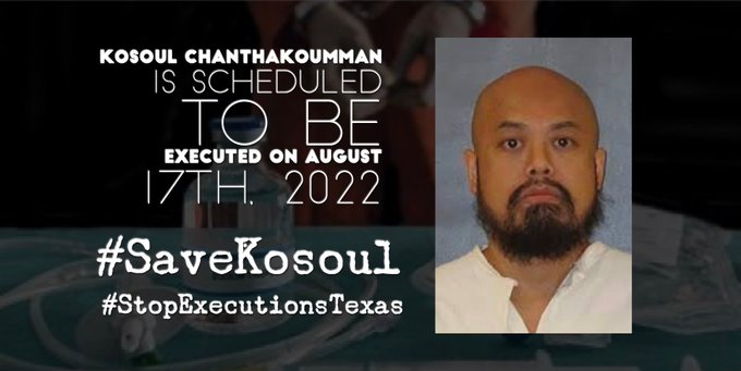 1. CALL TO ACTION! (thread) #KosoulChanthakoummane who has always maintained his innocence is scheduled to be executed in only 10 days. Pls write an email to the Board of Pardons and Paroles: bpp_clemency@tdcj.texas.gov urge them to recommend clemency.