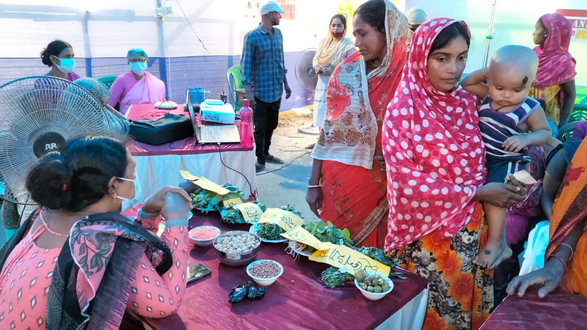Anemia Test Camp in the Sundarbans, West Bengal, India supported by the @germandoctors and <a href="/Welthungerhilfe/">Welthungerhilfe (WHH)</a>