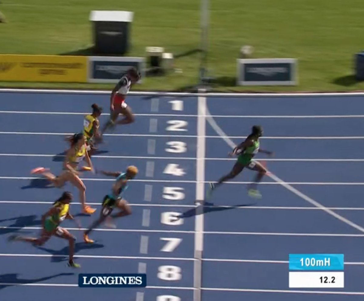 YorubaNationCH's tweet photo. Tobi Amusan strikes again... her thunder just struck for the second time. It is Gold 🥇 for this daughter of Yorubaland. She just set a new commonwealth Games record at 12.29 seconds. Amusan is a national gem for the Yoruba Nation. https://t.co/1zrA9q2hZw