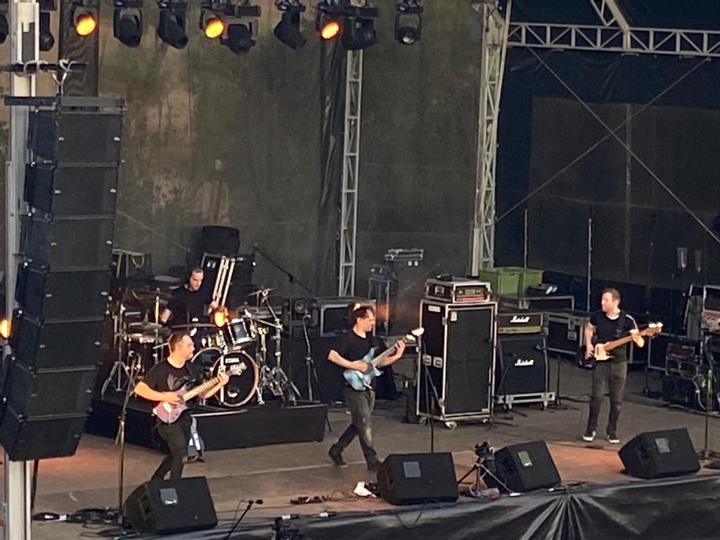 Godsticks's tweet photo. Obrigado Comendatio! 🇵🇹 We felt very lucky - that was the best festival crowd we’ve ever played to! Huge thanks to Daniel and all the staff, and of course to everyone who watched us play! 🤘 More pics/videos to follow! #Godsticks #Comendatio #Kscope #Inescapable #Festival https://t.co/0k2DlJkAP3