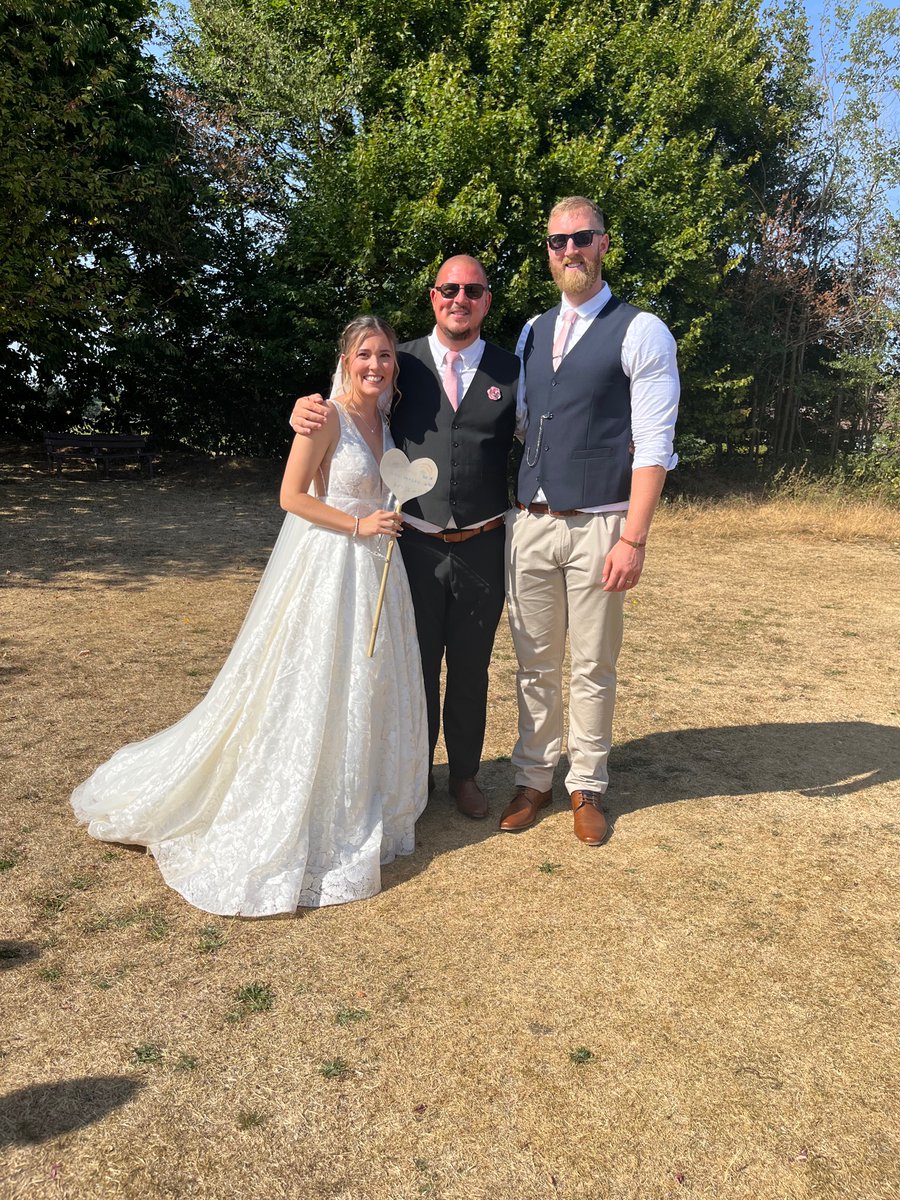 Occasionally the players you coach become your great friends as they grow up…

When two of them then marry each other, it’s bloody incredible!

Congratulations to Lee &amp; Amy. The perfect match!

#IBCfamily