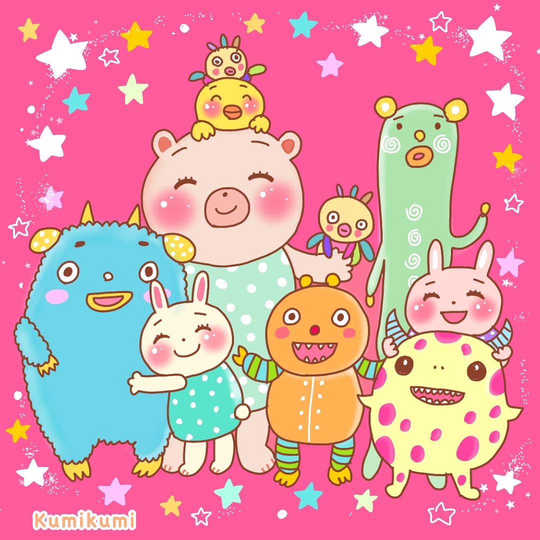 Kumikumi Tvでモンスターズインクを見ていたら オリジナルモンスターを描きたくなって描きました キャラデザインは難しいけど 描くのは楽しい かわいい動物イラスト かわいいモンスター 癒し系イラスト ゆるいイラスト T Co Erqswykbmx