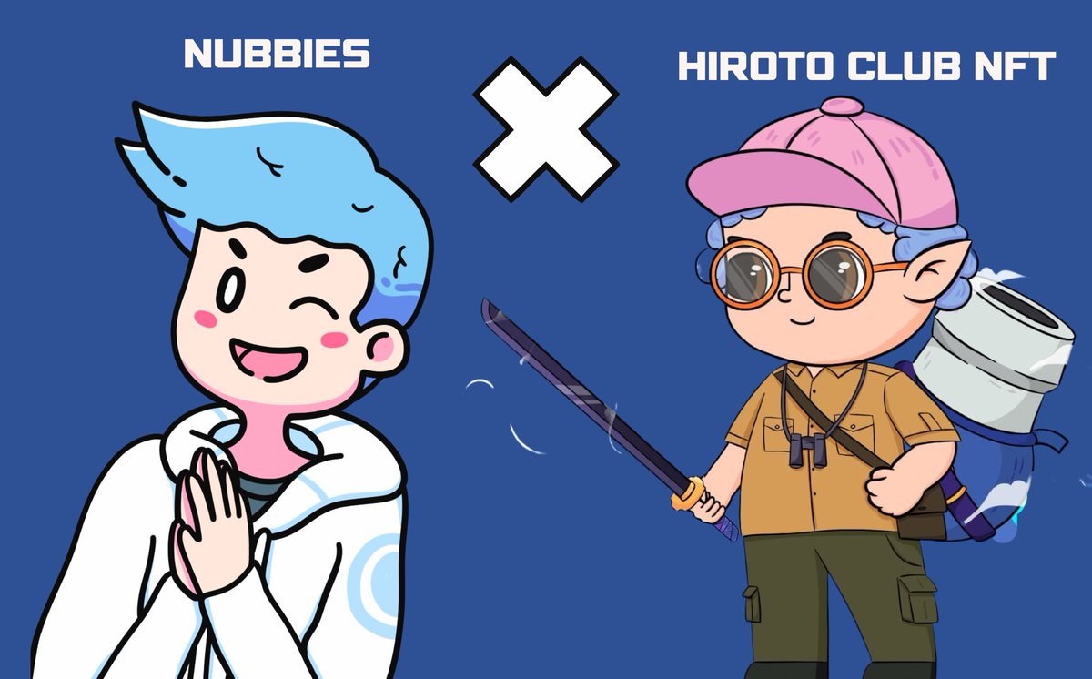 💫 Nubbies x Hiroto Club💫

Giving away 🎟️3 x WLs for Hiroto Club NFT

To  Enter 🚀:
▶️ Follow <a href="/NubbiesNFT/">Nubbies NFT</a> <a href="/Hirotoclub/">Hiroto Club NFT l Sold Out!</a> <a href="/truksinas_eth/">Domas (✸,✸)</a> 
▶️ Like + Retweet 
▶️ Tag 3 friends!

Winner in 24 hours 🏆

#NFTs #NFTcommunity