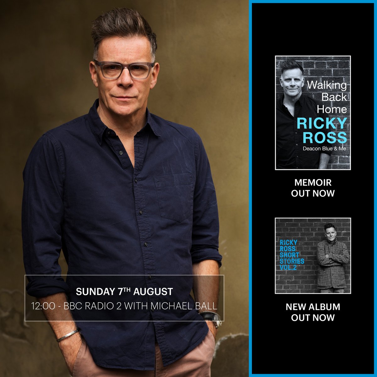 📻 Tune into <a href="/BBCRadio2/">BBC Radio 2</a> from midday to hear @rickyaross chat to <a href="/mrmichaelball/">Michael Ball OBE💙</a> about his new album and memoir.

🎧 Or listen on demand after via <a href="/BBCSounds/">BBC Sounds</a>.