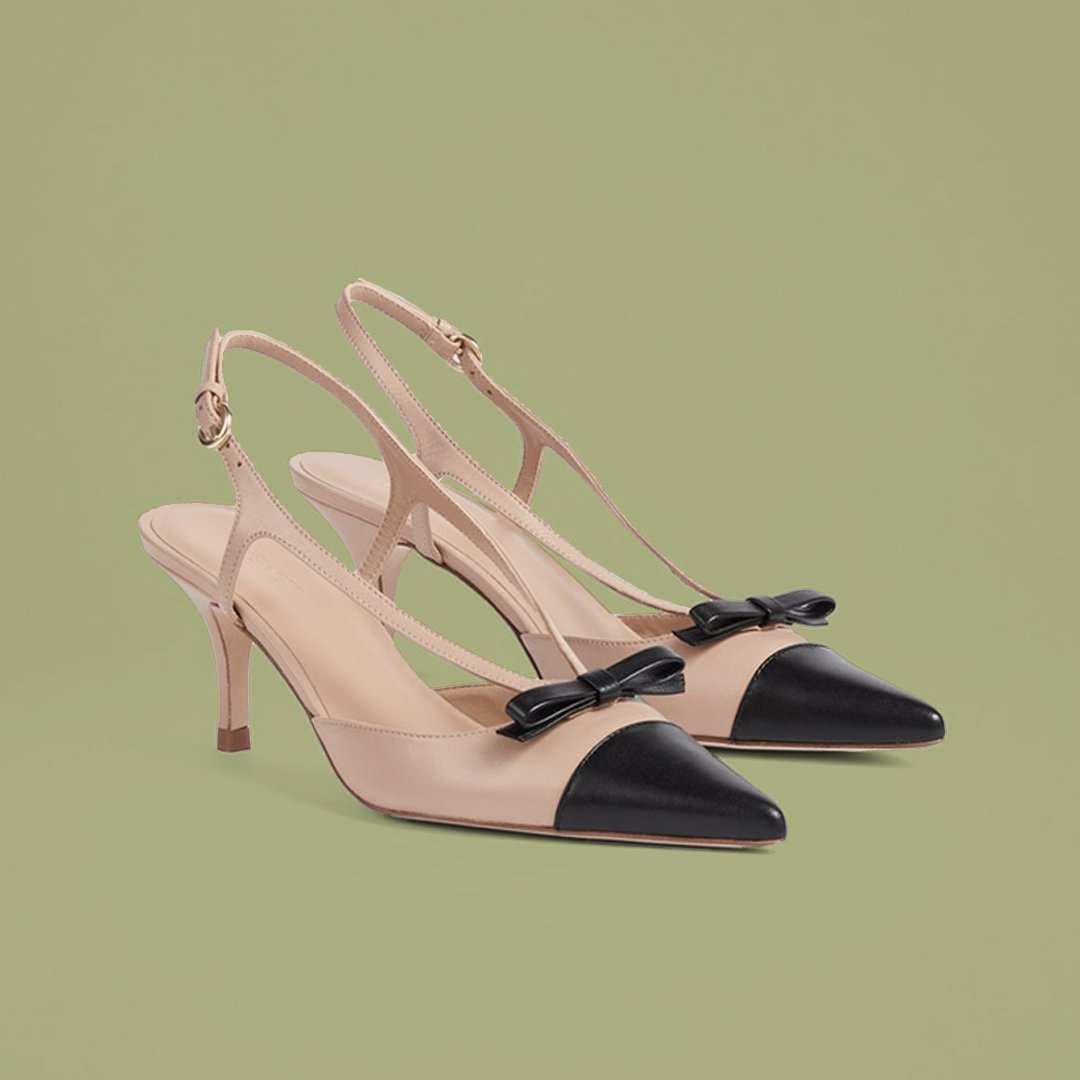 An elegant everyday pair of heels, and something of an LKB signature. Our Ottilie sling backs are a new-season take on a classic. Tap To Shop. #WearingLKB #LKBennett