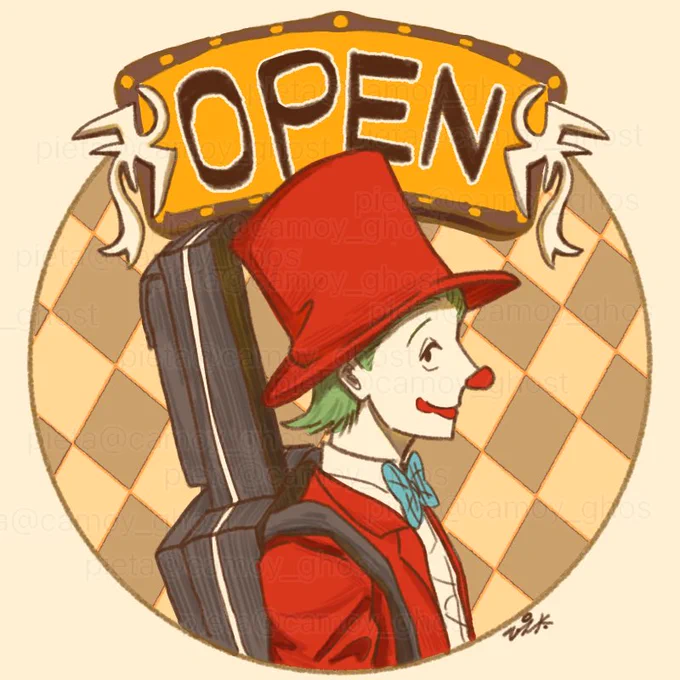 おしらせ大変お待たせしました。ただ今boothで再販開始しましたのでよろしくお願いします!#赤鼻の旅人 