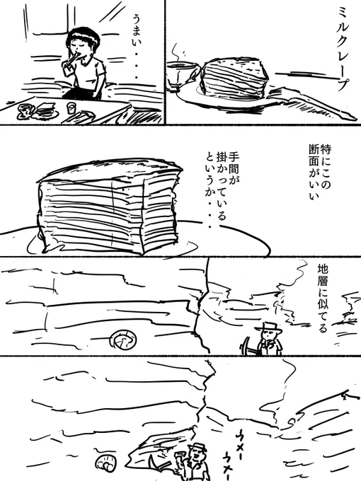ミルクレープにはロマンがある 