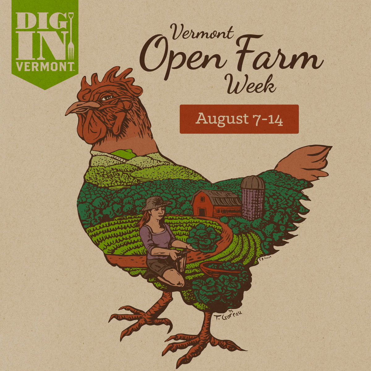 CityMarketCoop's tweet photo. We’re delighted to sponsor the eighth annual Vermont Open Farm Week, starting today! All week, you can visit Vermont farms and get a behind-the-scenes look into Vermont's vibrant working agricultural landscape. Check it out: https://t.co/oCmMk7vXT2 #vtopenfarm #diginvt https://t.co/PNWyxnAVeY