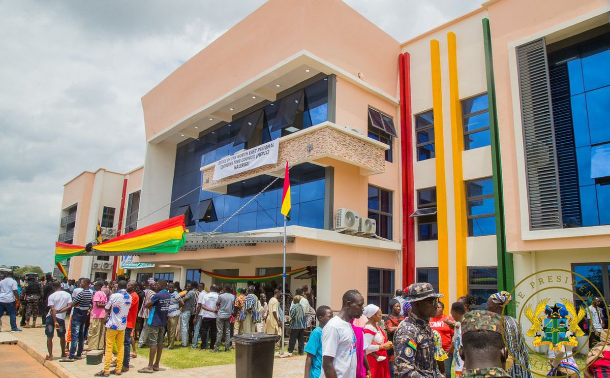 manaaf_official's tweet photo. Nalerigu
Prez. @NAkufoAddo commissions North East Regional Coordinating Council Admin. Building https://t.co/gzsFqHVovJ